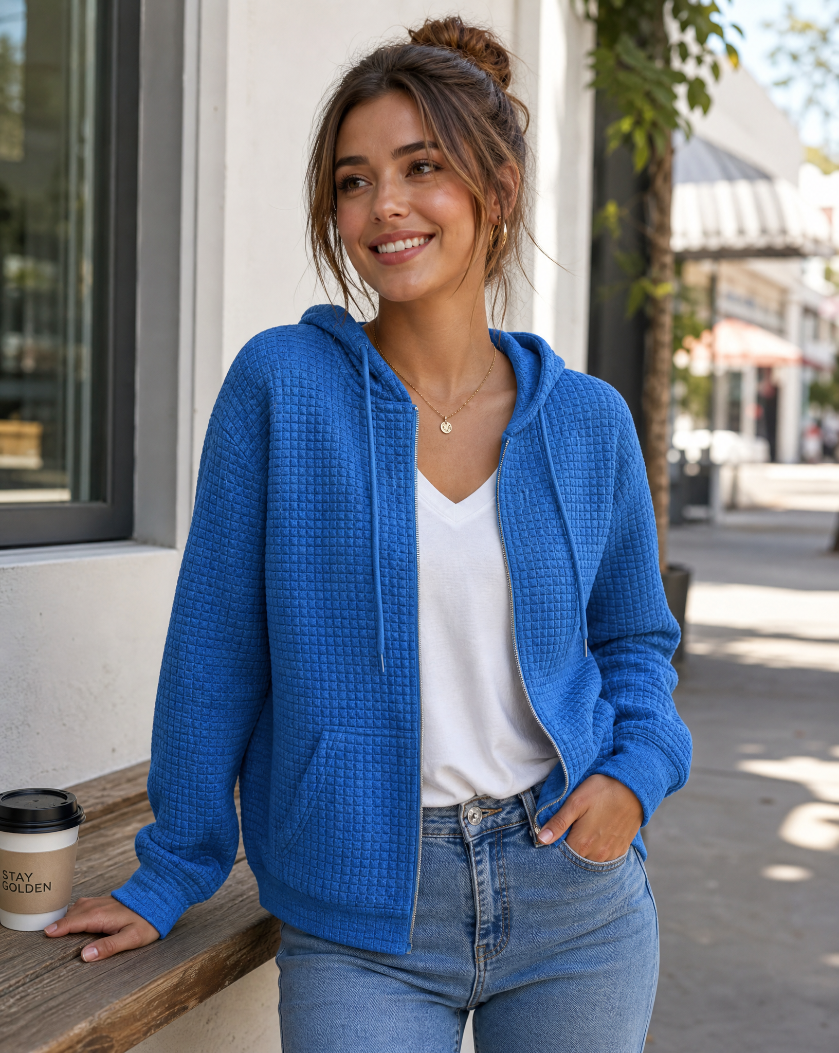 Longline Open-Front Knit Cardigan