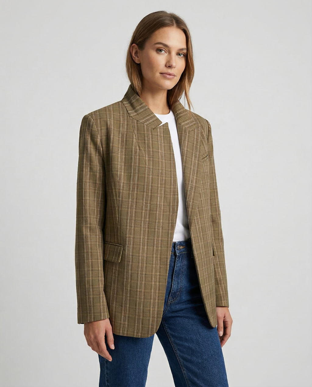 Women’s Striped Blazer with Pockets