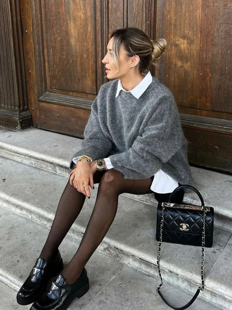 Relaxed Fit Wool Sweater