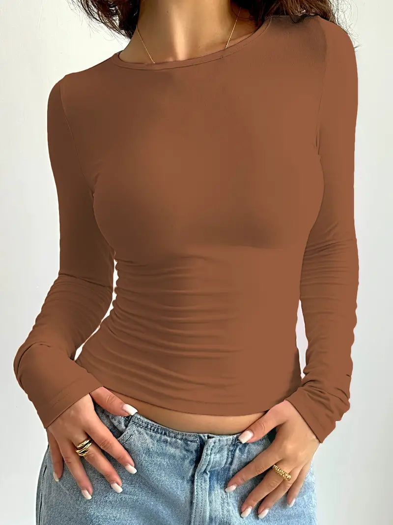 Slim Fit Long Sleeve Top