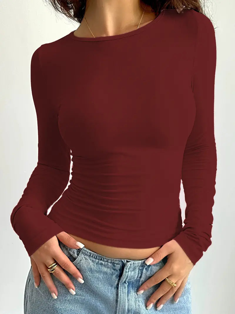 Slim Fit Long Sleeve Top
