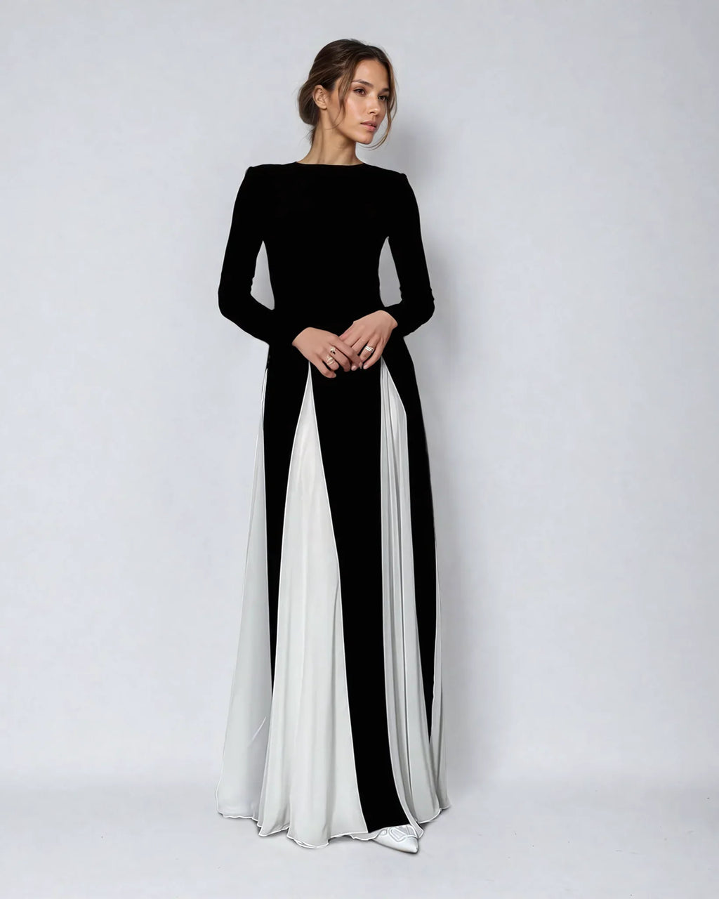 Women´s Contrast Gowndress