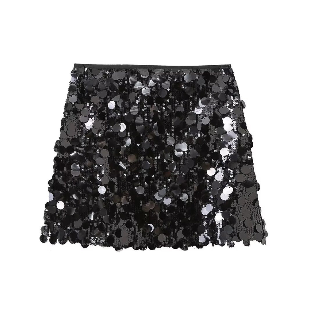 Sequin Mini Skirt