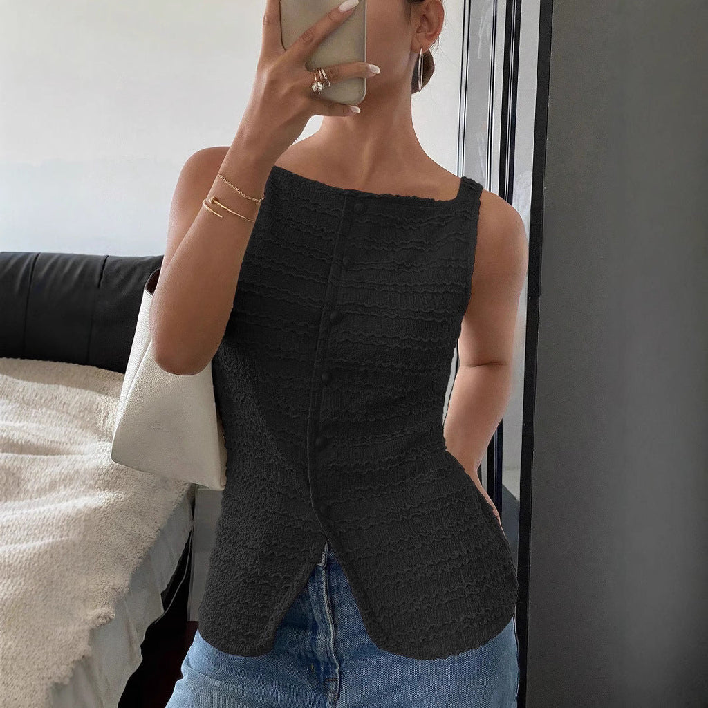 Square Neck Sleeveless Top