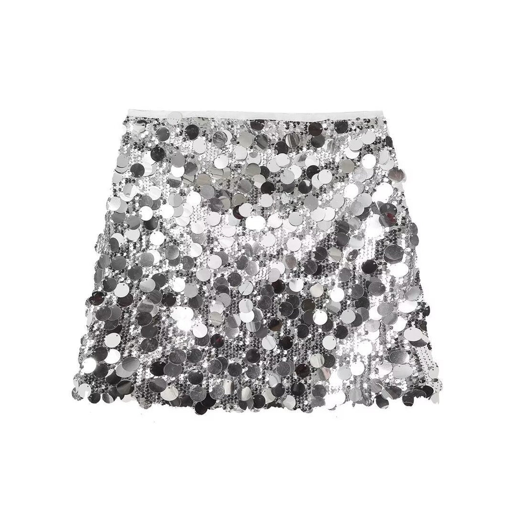 Sequin Mini Skirt