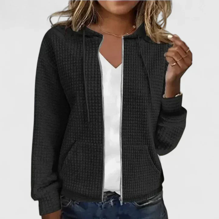 Longline Open-Front Knit Cardigan