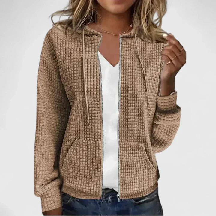 Longline Open-Front Knit Cardigan