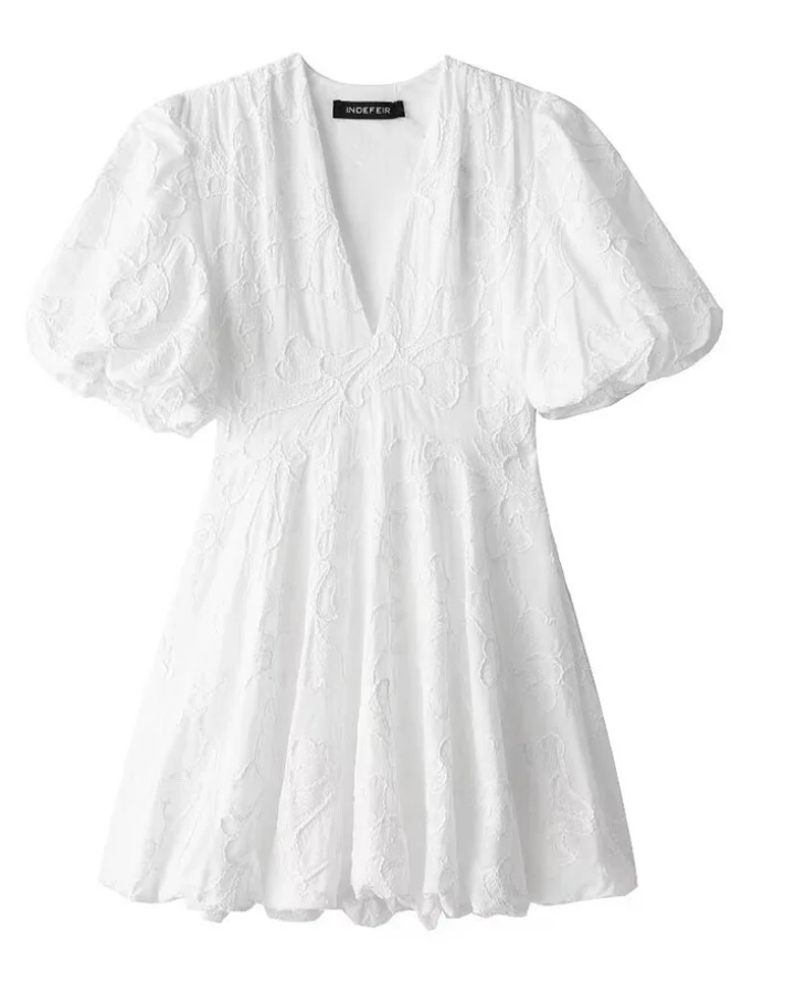 Floral Puff Sleeve Dress