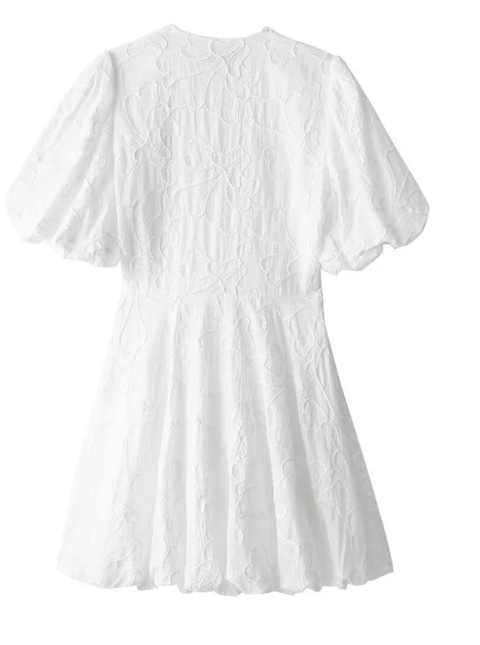 Floral Puff Sleeve Dress