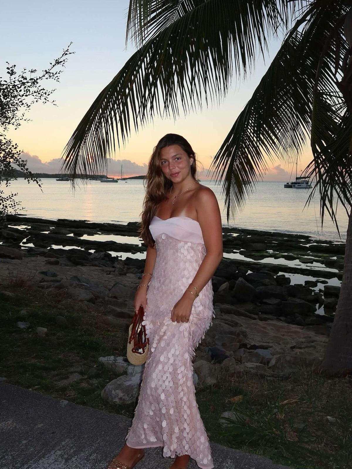 Strapless Sweetheart Maxi Dress
