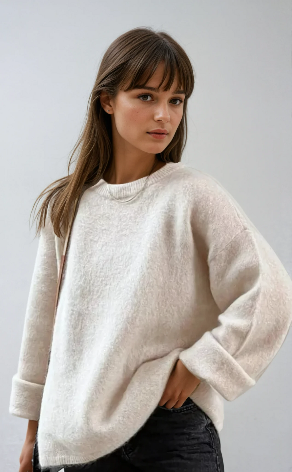 Relaxed Fit Wool Sweater