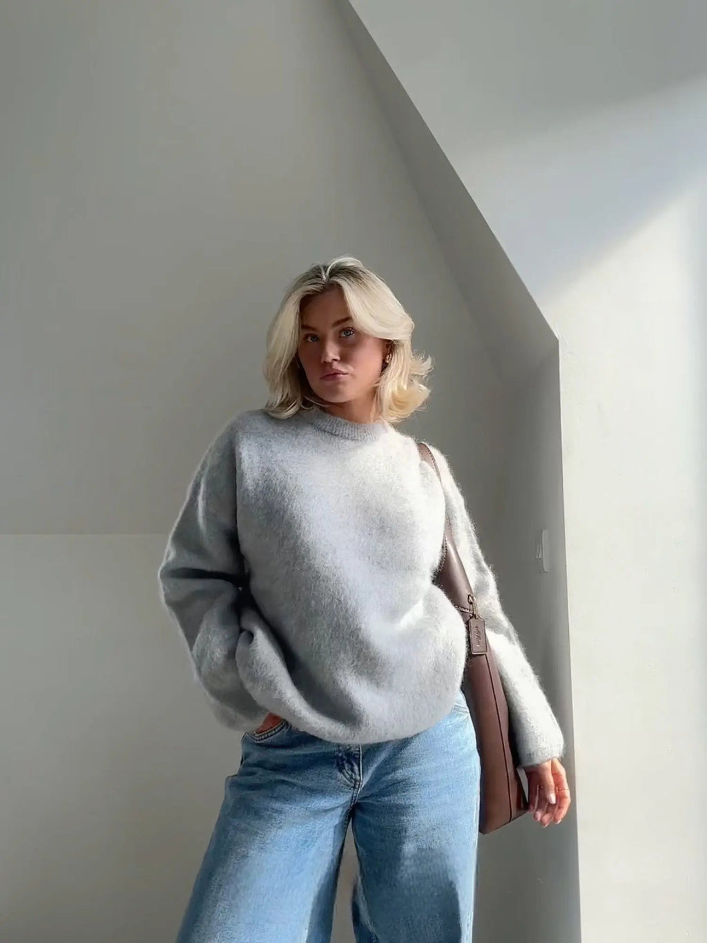Fuzzy Knit Sweater