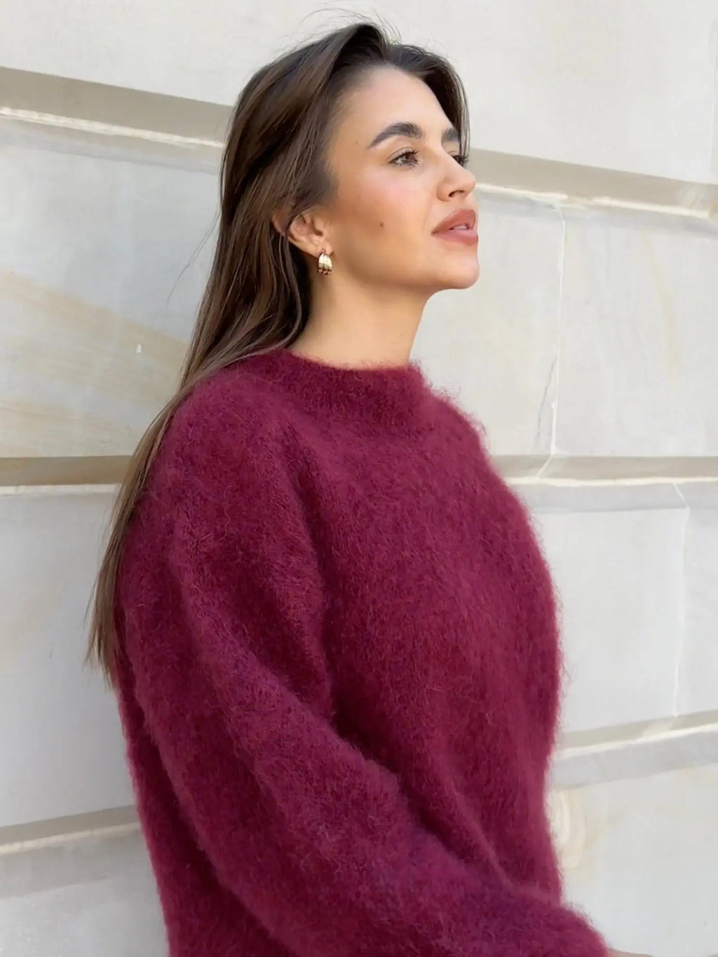 Fuzzy Knit Sweater