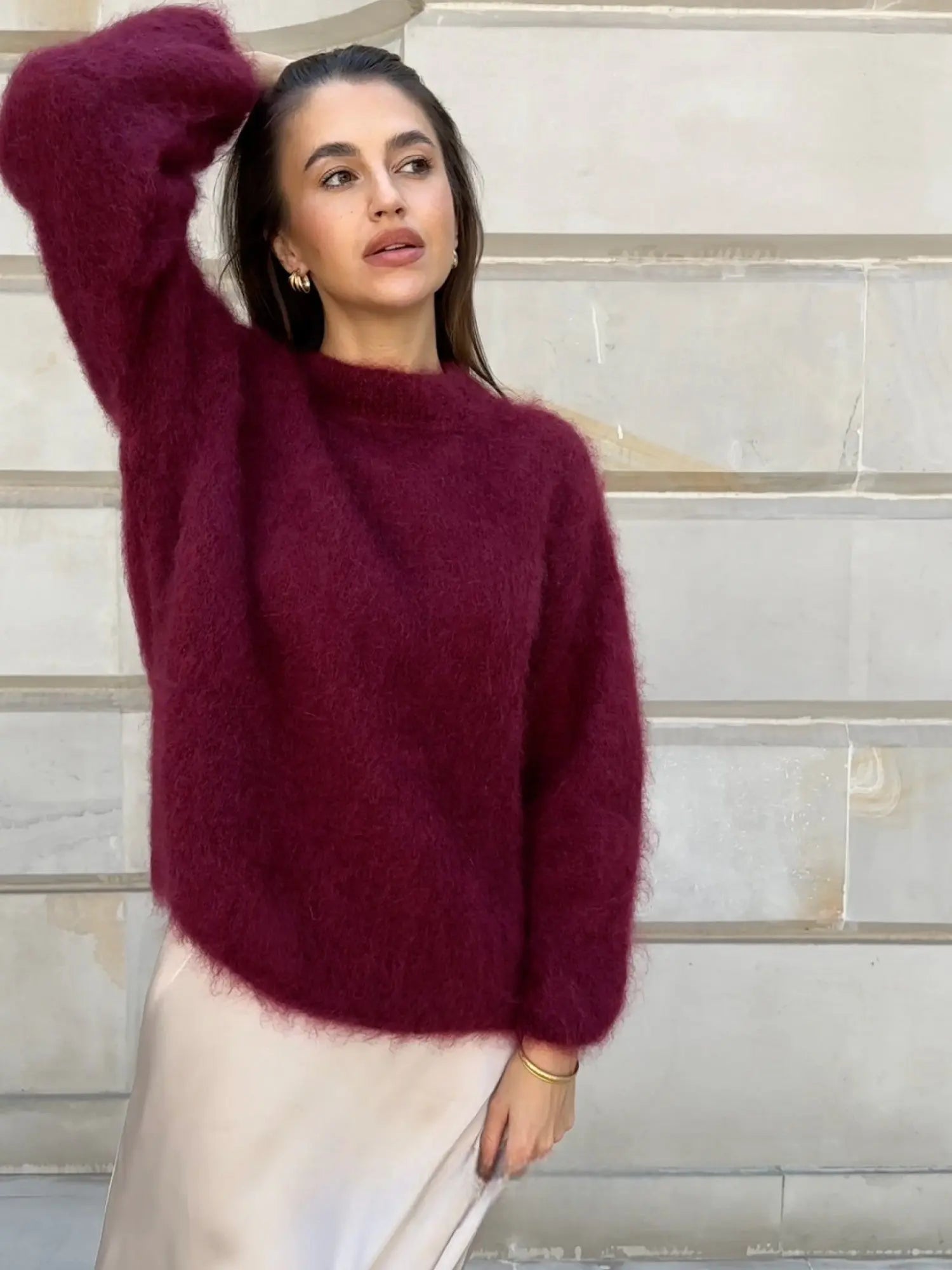 Fuzzy Knit Sweater
