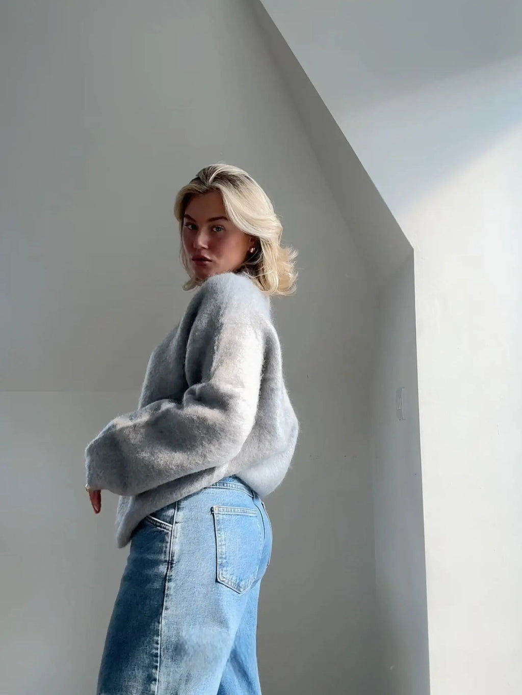 Fuzzy Knit Sweater