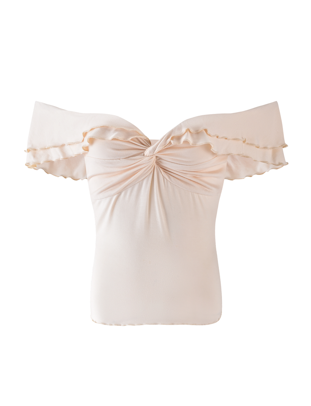 Off Shoulder Ruched Top