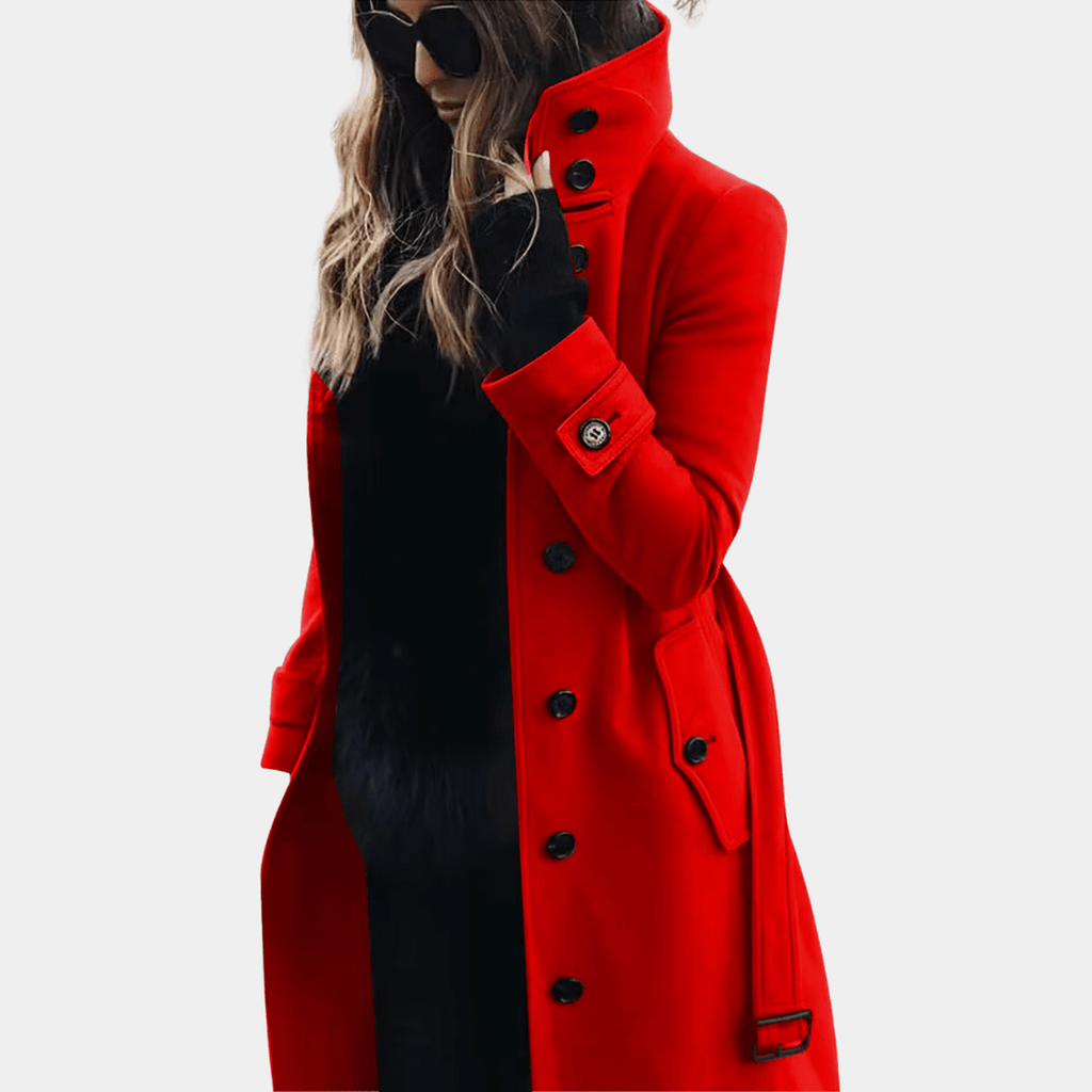 Double-Breasted Long Coat
