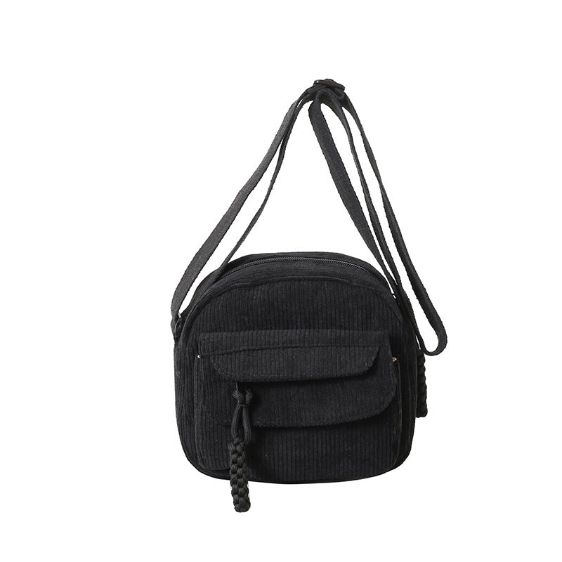 Small Crossbody Bag with Front Zip Pocket