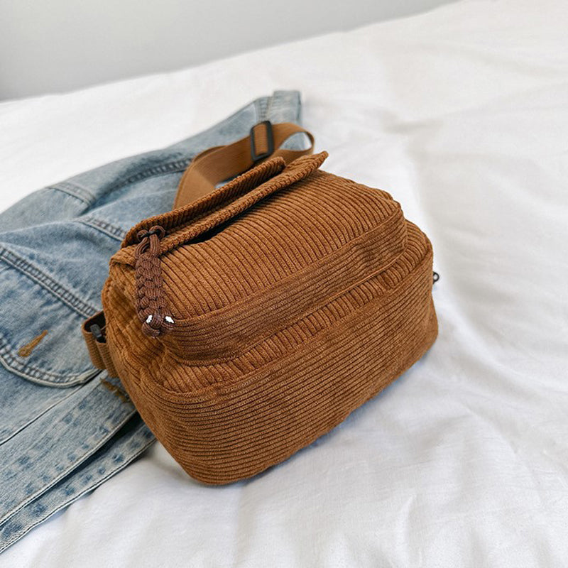 Small Crossbody Bag with Front Zip Pocket