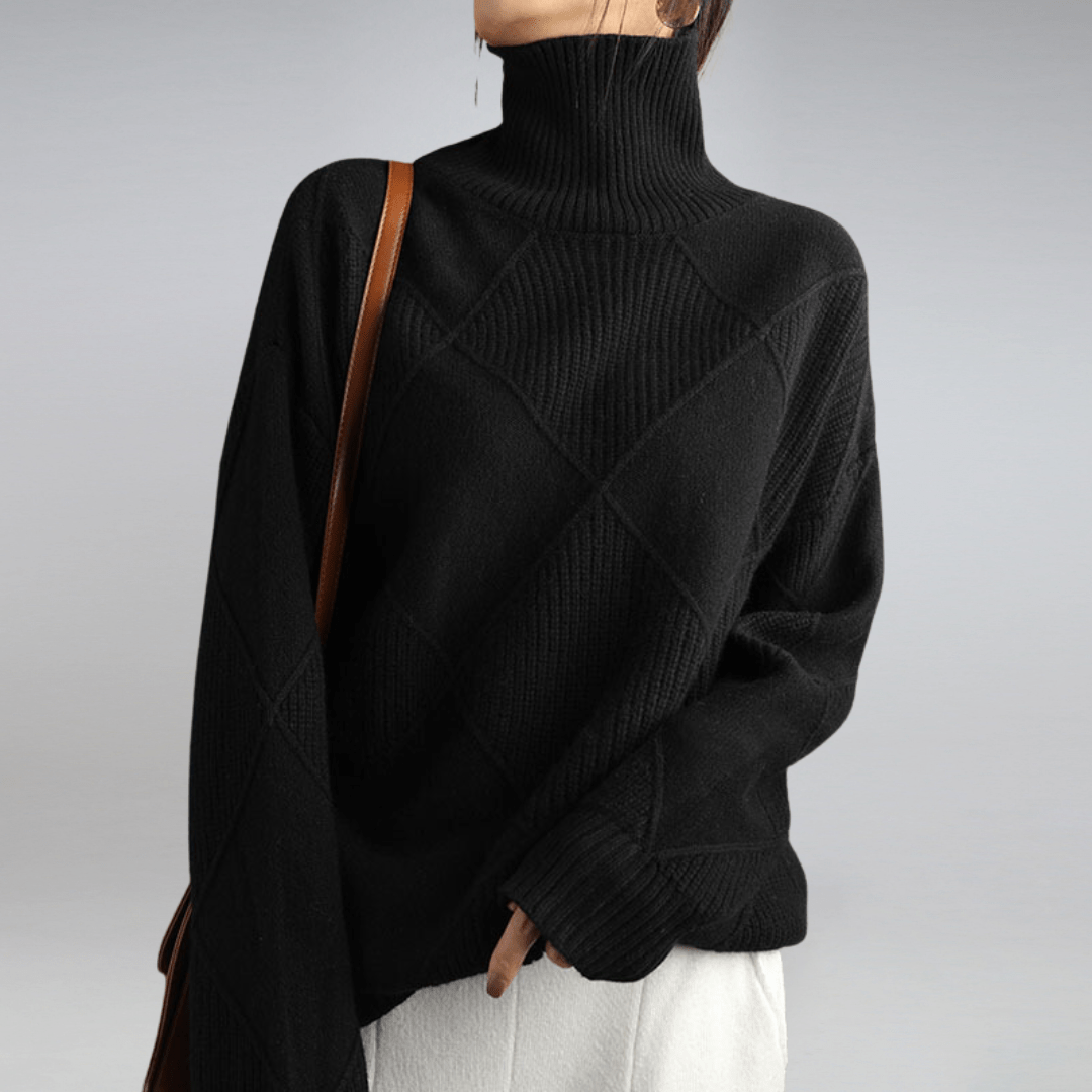 Soft Cashmere Turtleneck Sweater