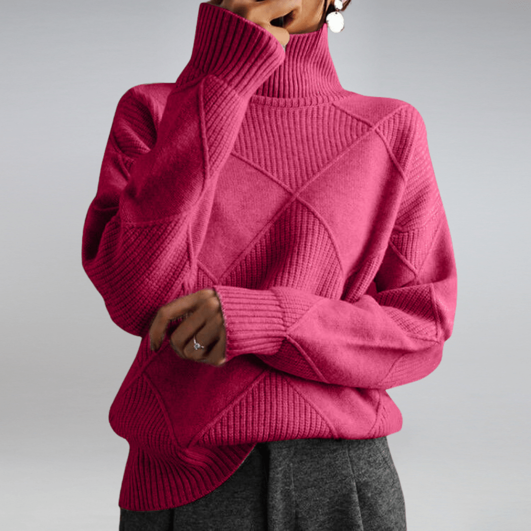 Soft Cashmere Turtleneck Sweater