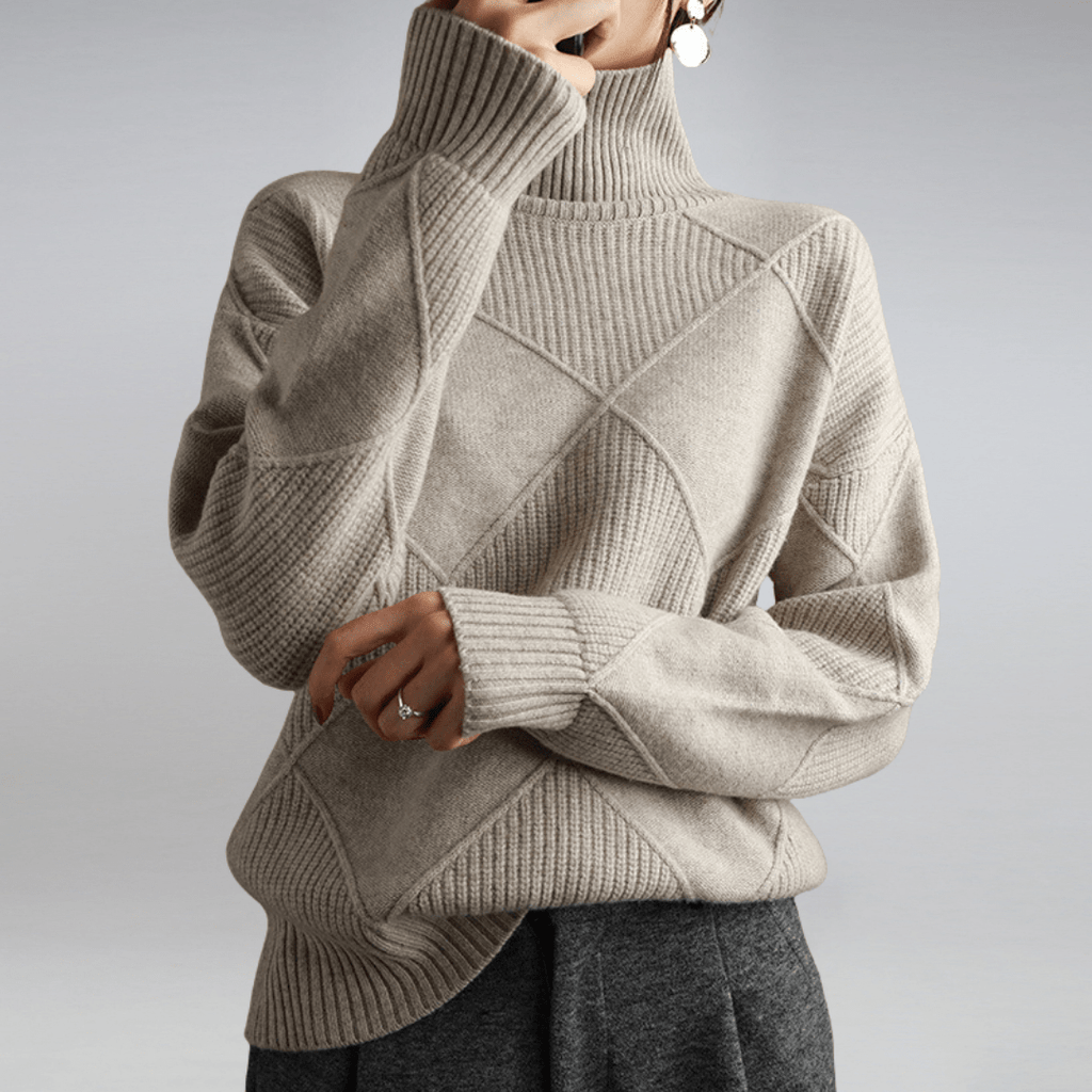 Soft Cashmere Turtleneck Sweater