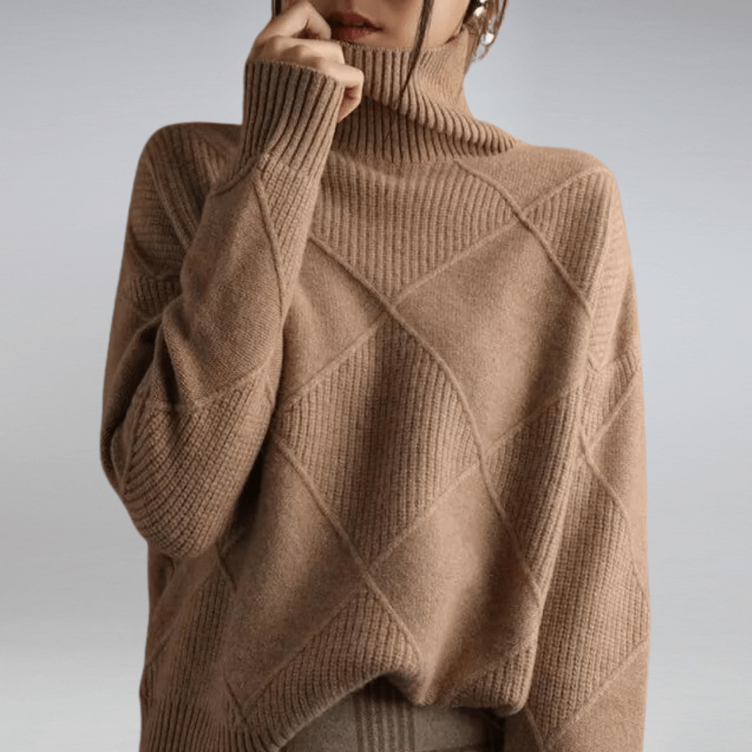 Soft Cashmere Turtleneck Sweater