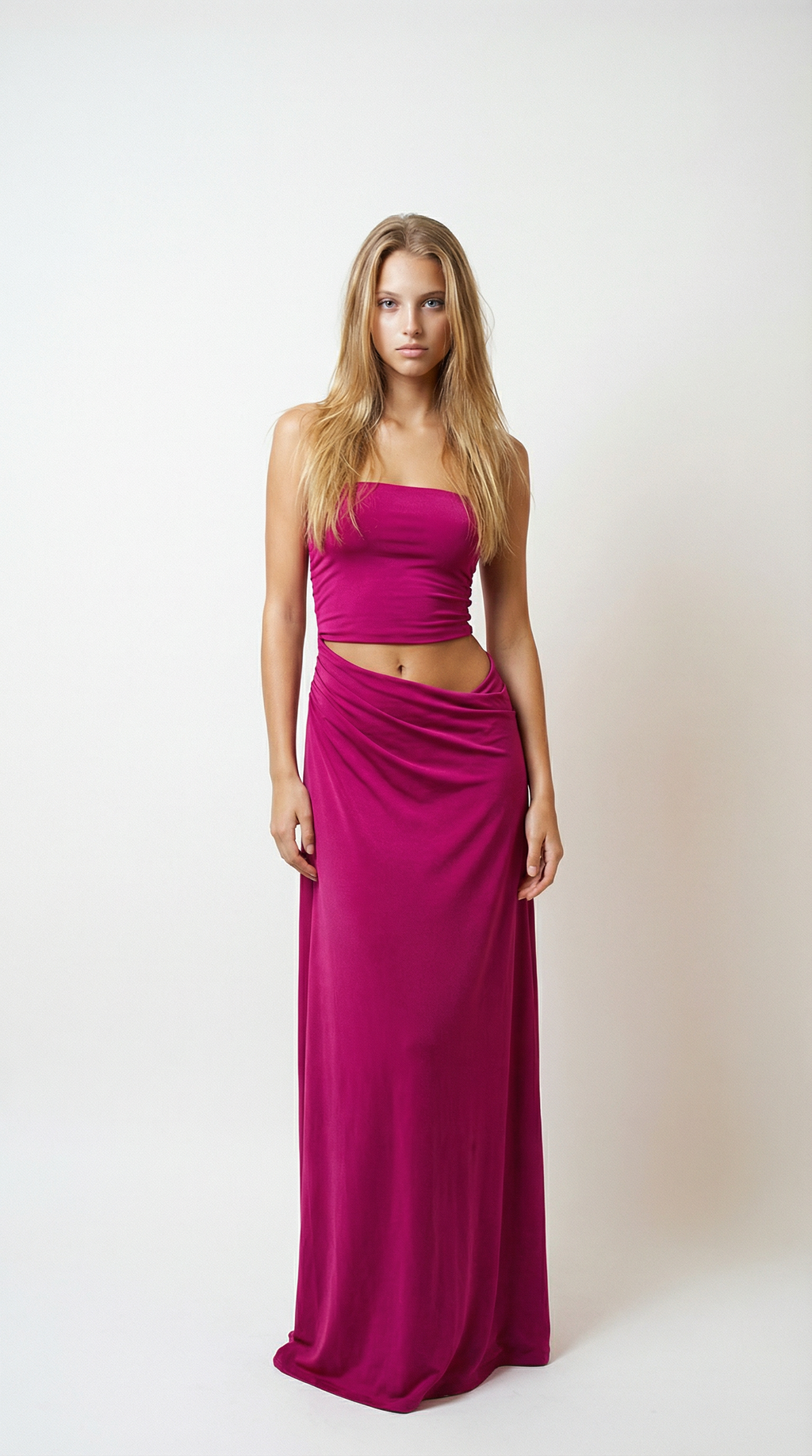 Vera Draped Maxi Dress
