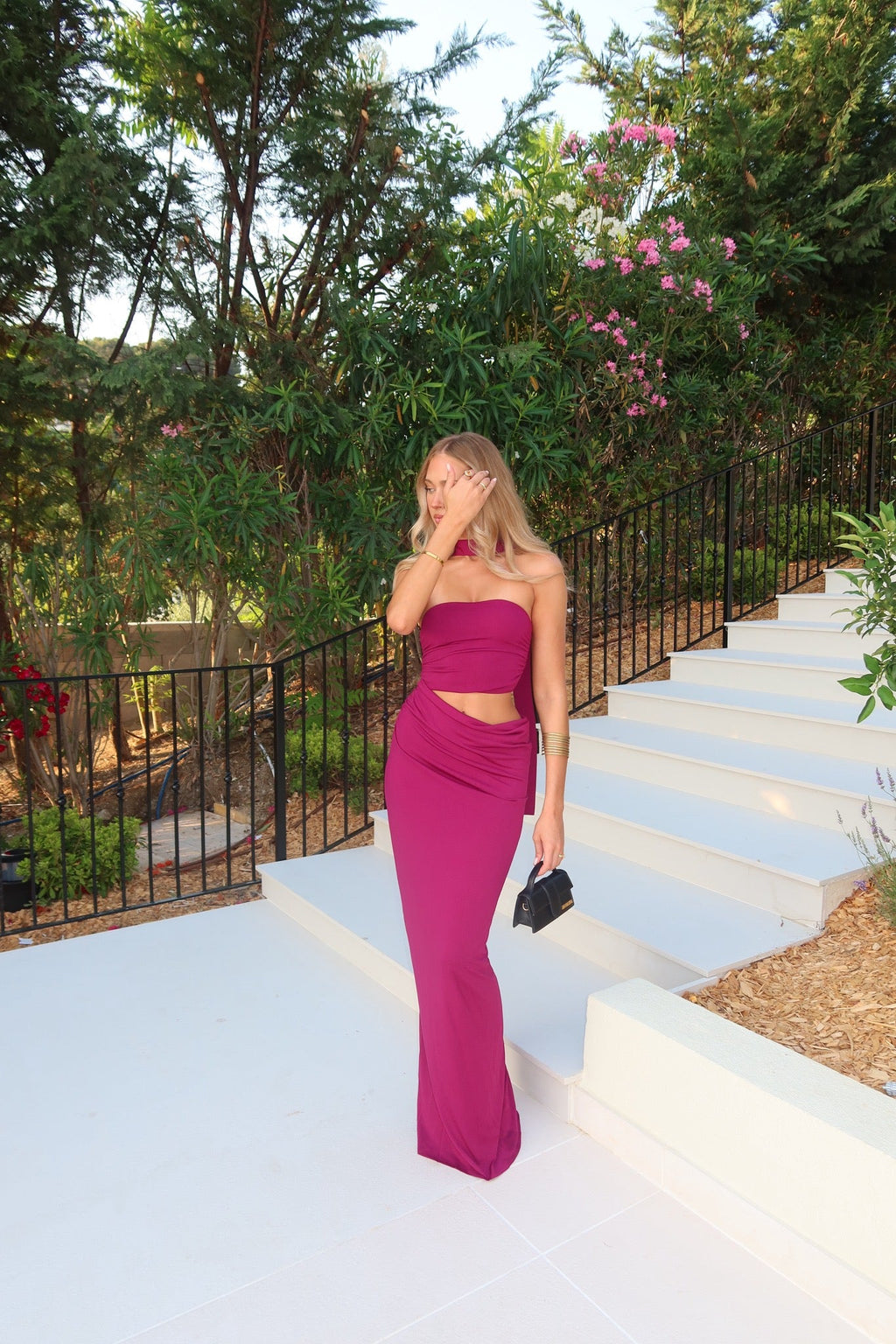 Vera Draped Maxi Dress