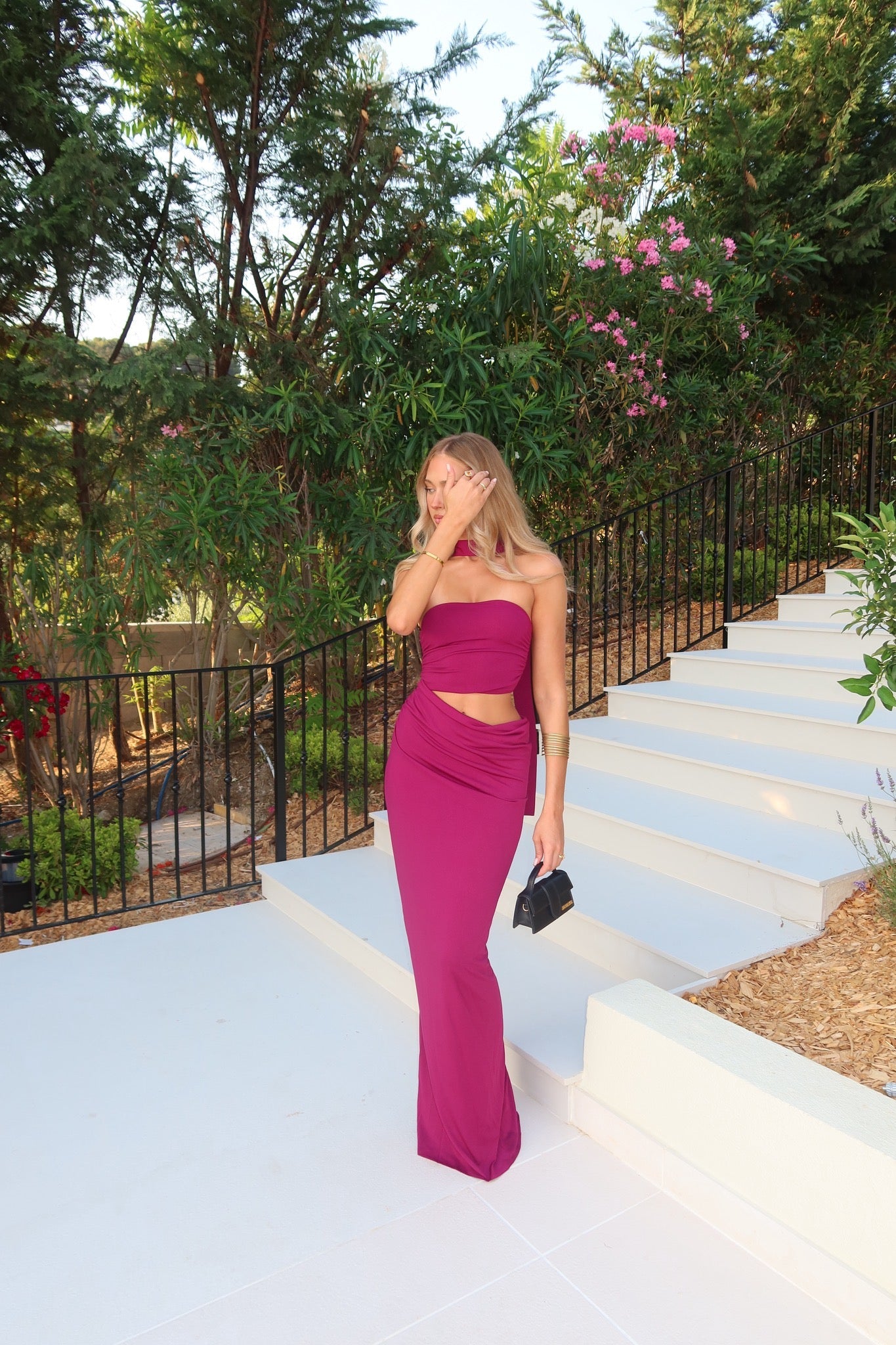 Vera Draped Maxi Dress