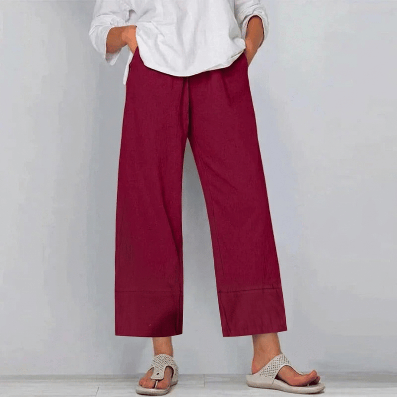 Tailored Straight Leg Trousers