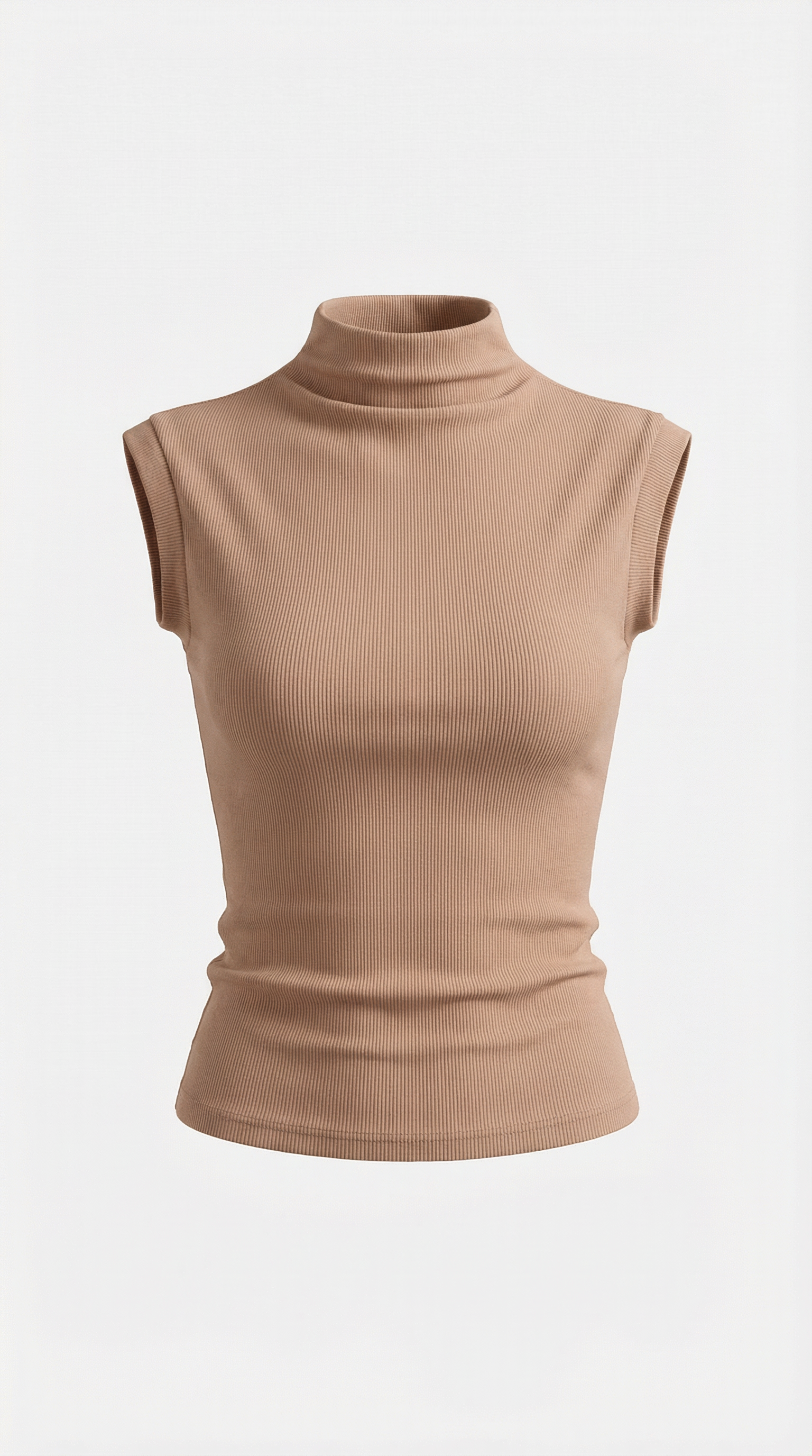 Sleeveless Mock Neck Top
