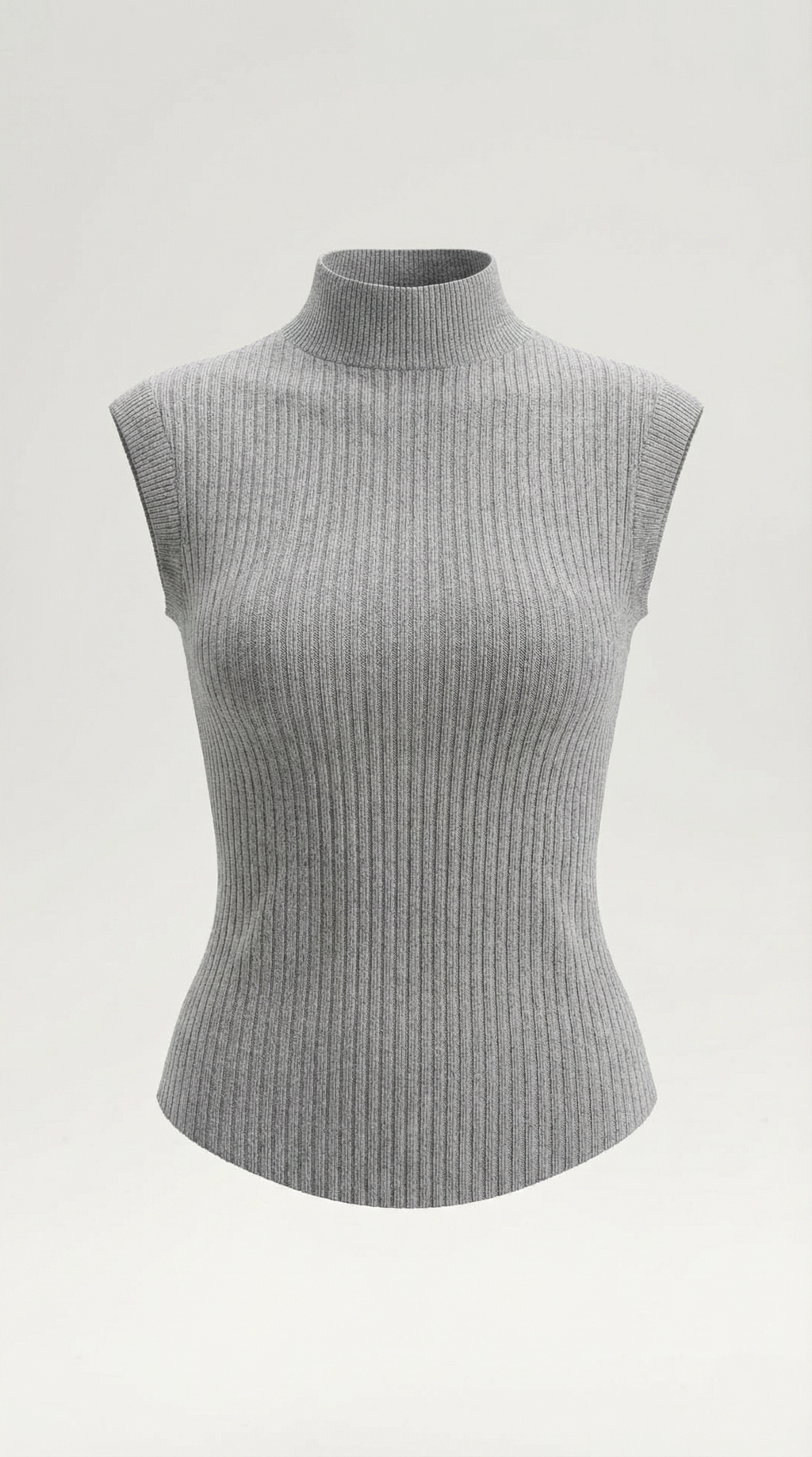 Sleeveless Mock Neck Top