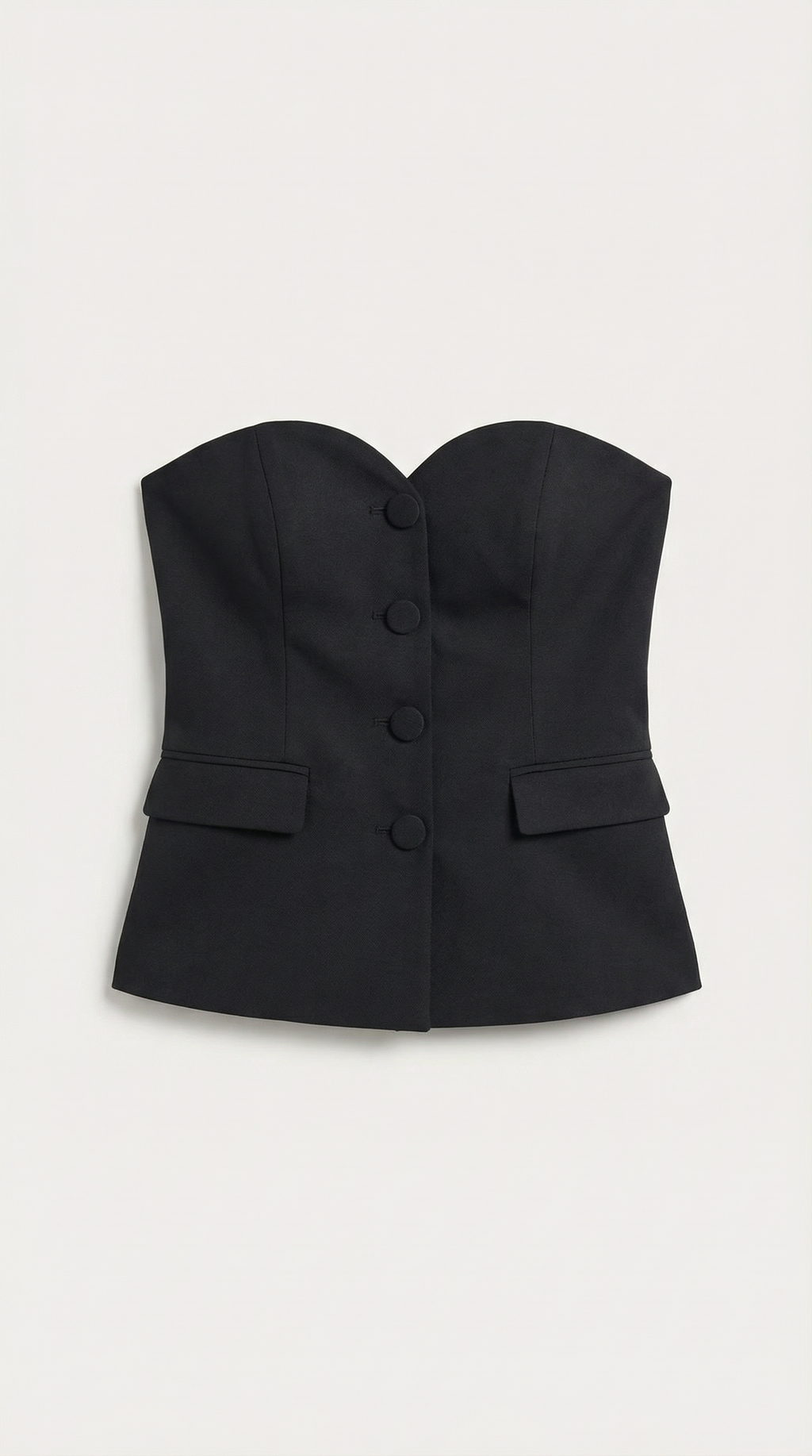 Strapless Sweetheart Blazer Top