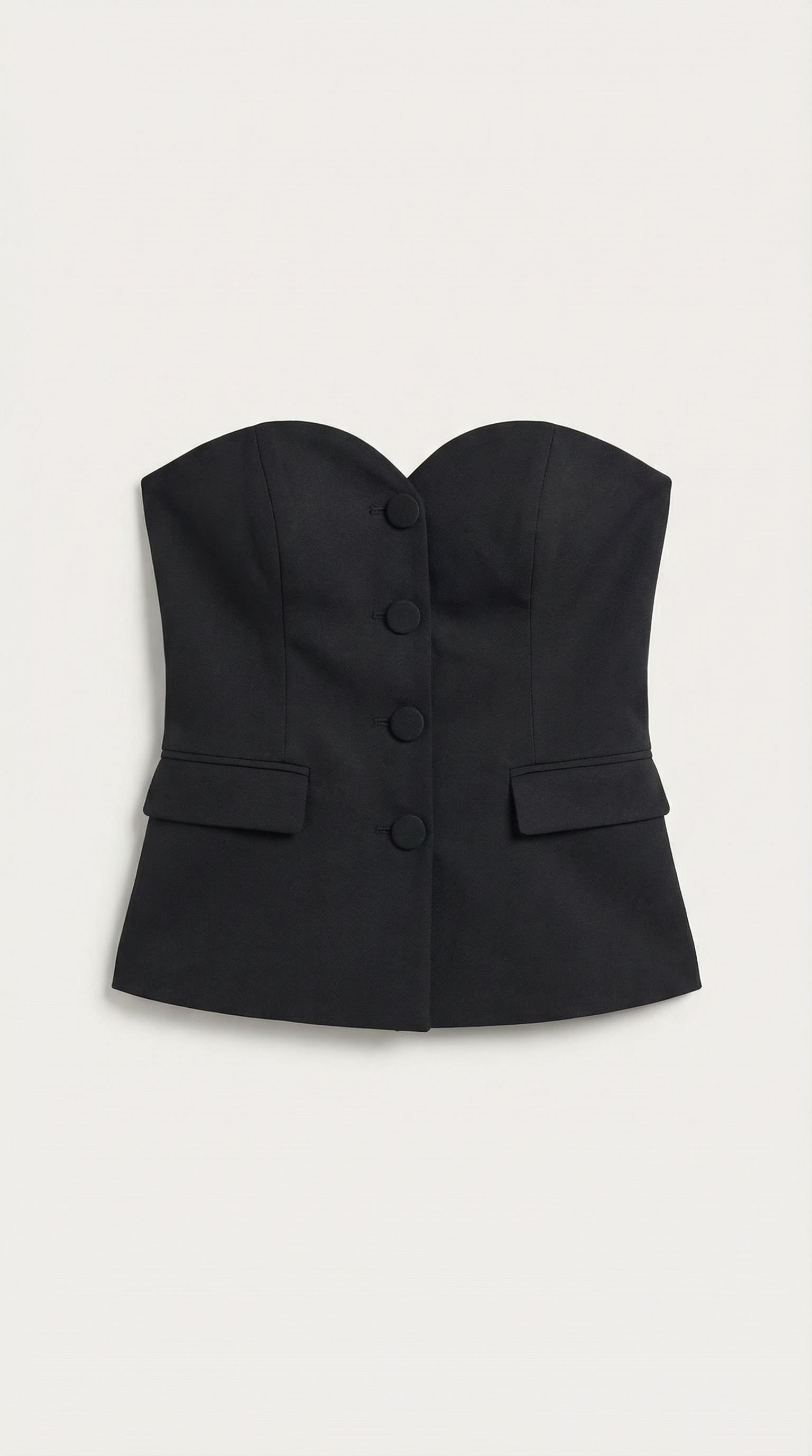 Strapless Sweetheart Blazer Top