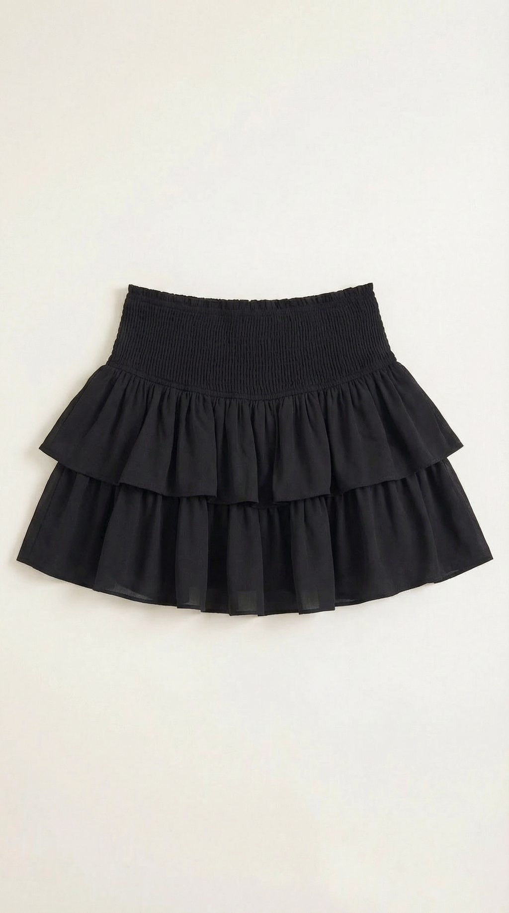 Tiered Ruffle Mini Skirt