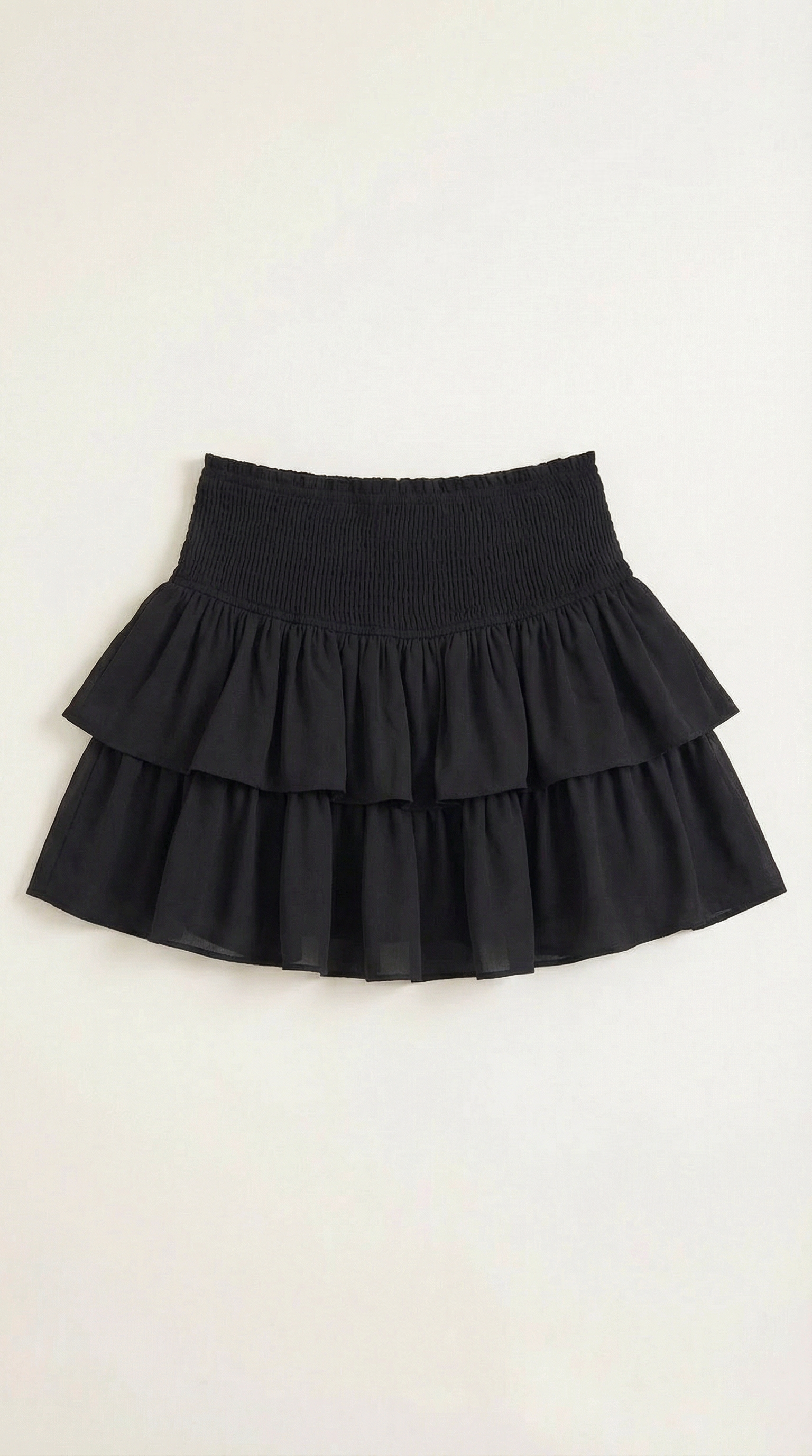 Tiered Ruffle Mini Skirt
