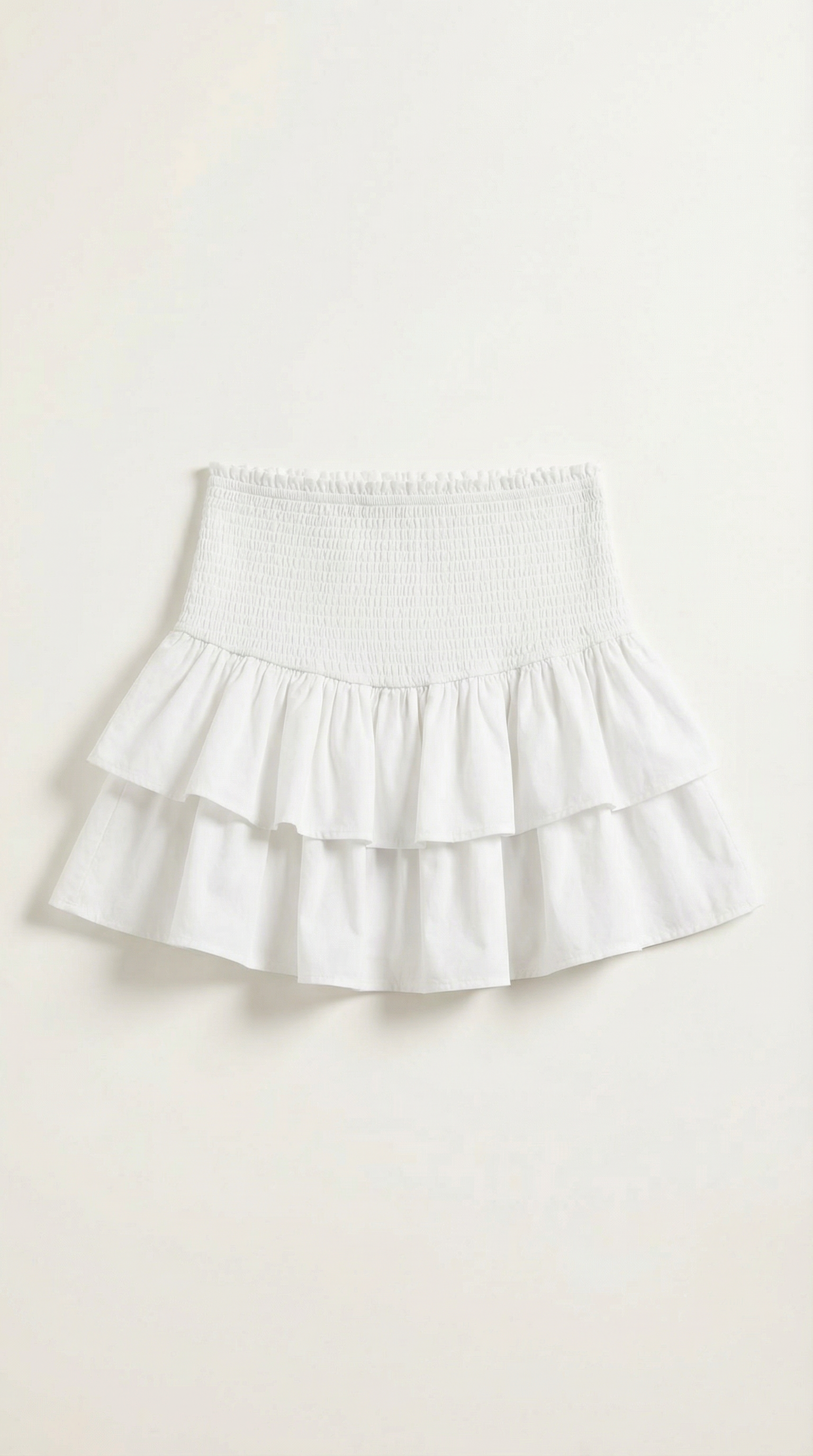 Tiered Ruffle Mini Skirt