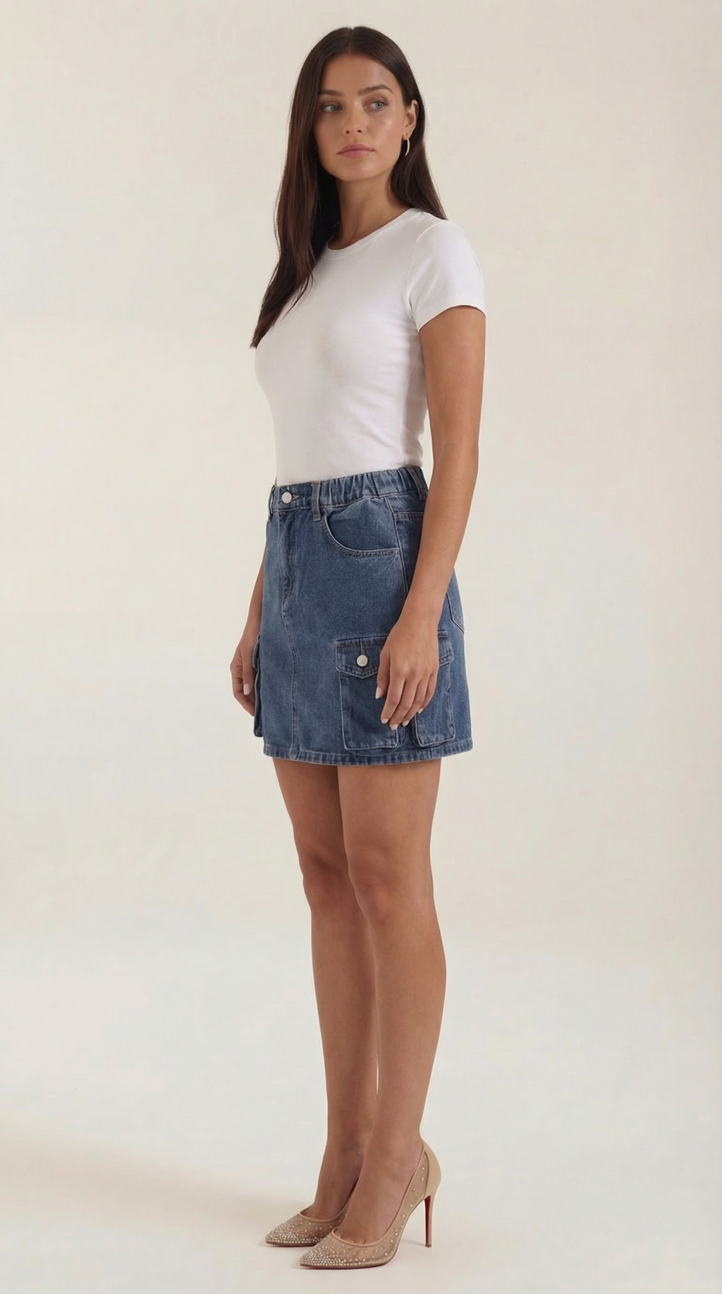 Cargo A-Line Mini Skirt