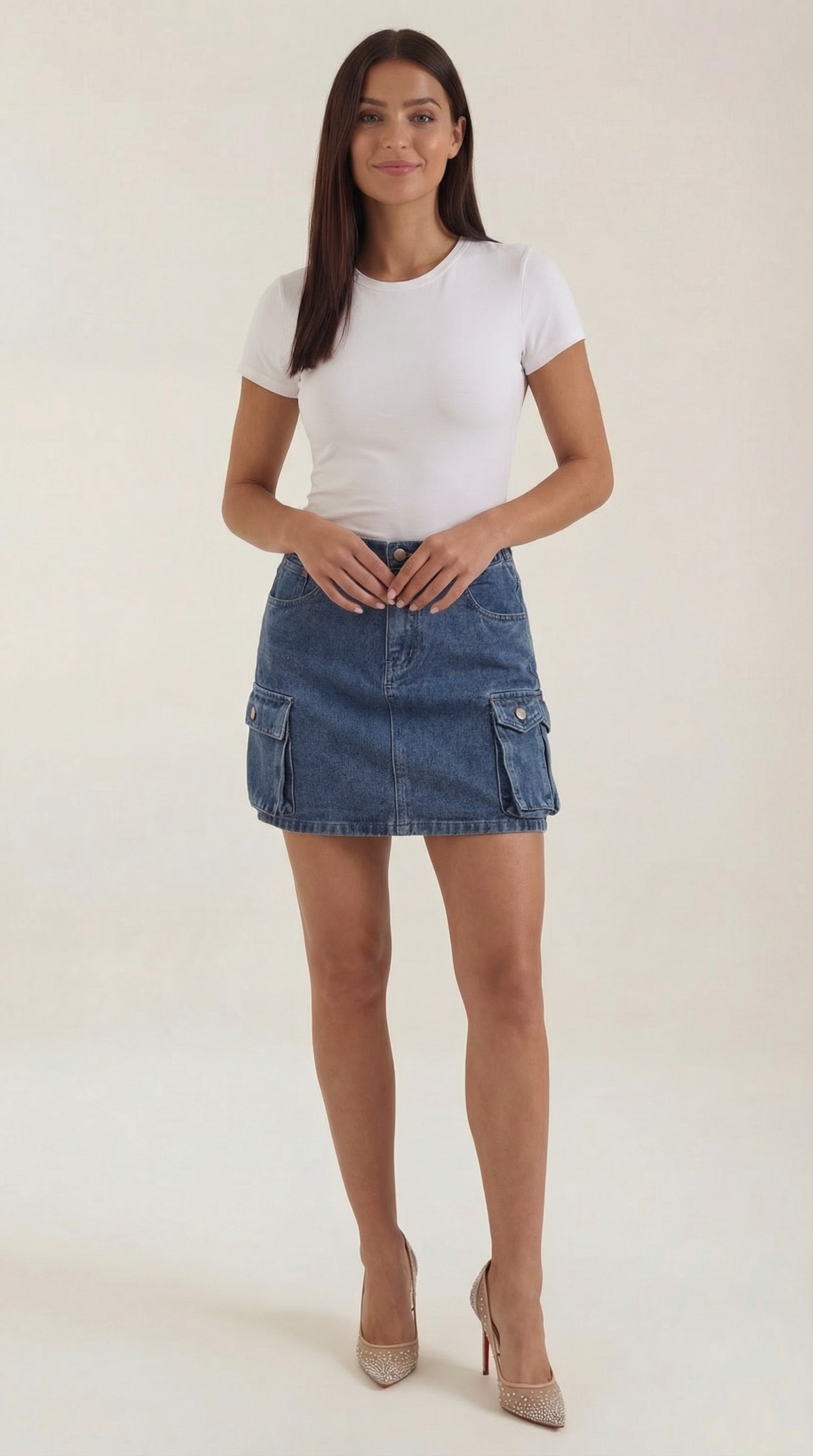 Cargo A-Line Mini Skirt
