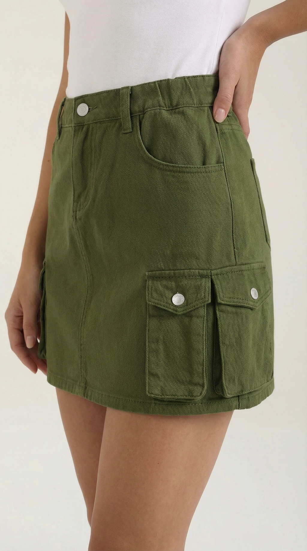 Cargo A-Line Mini Skirt