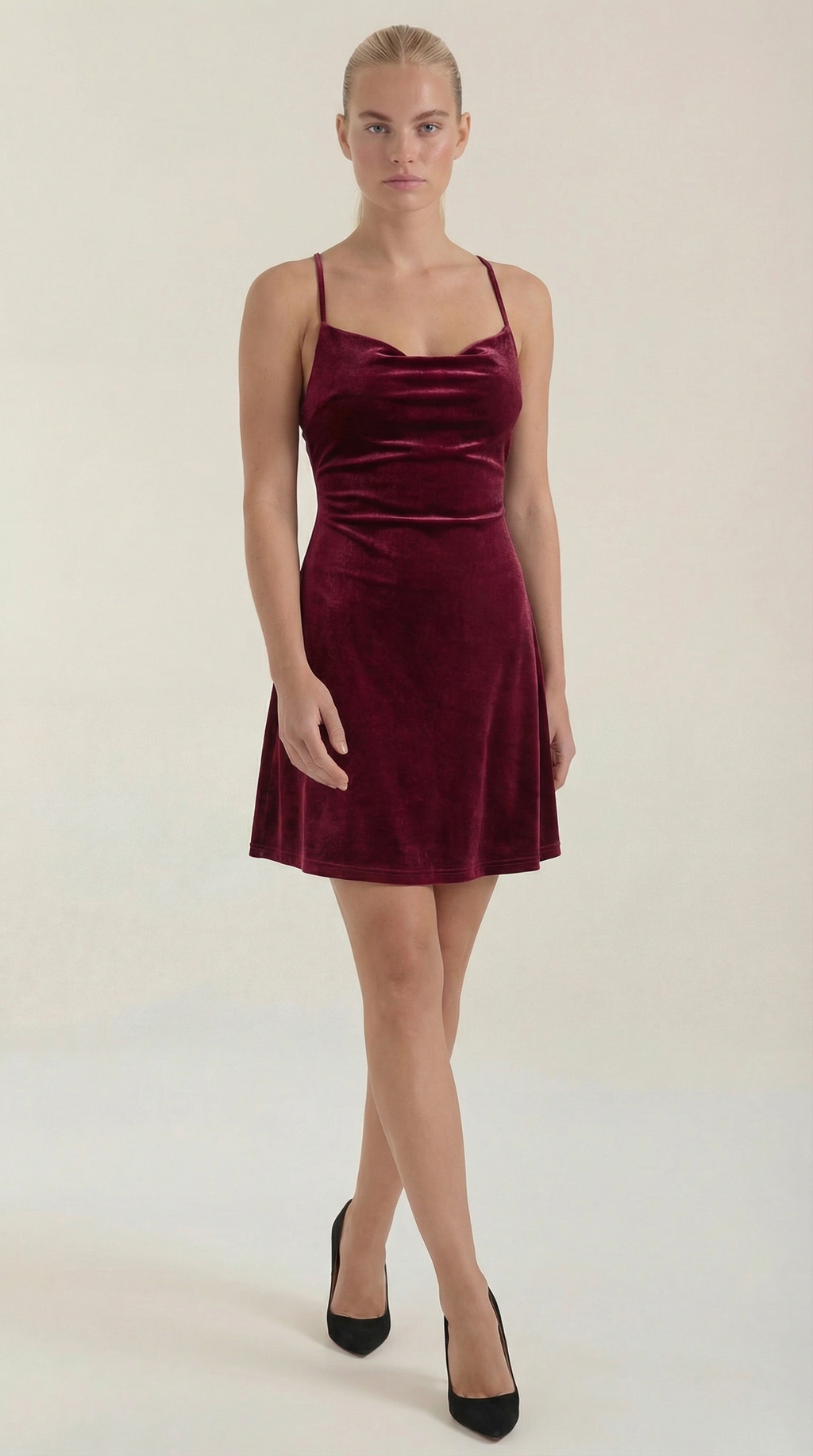 Velvet Cami Mini Dress