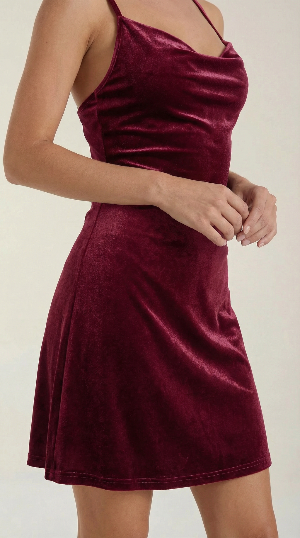 Velvet Cami Mini Dress
