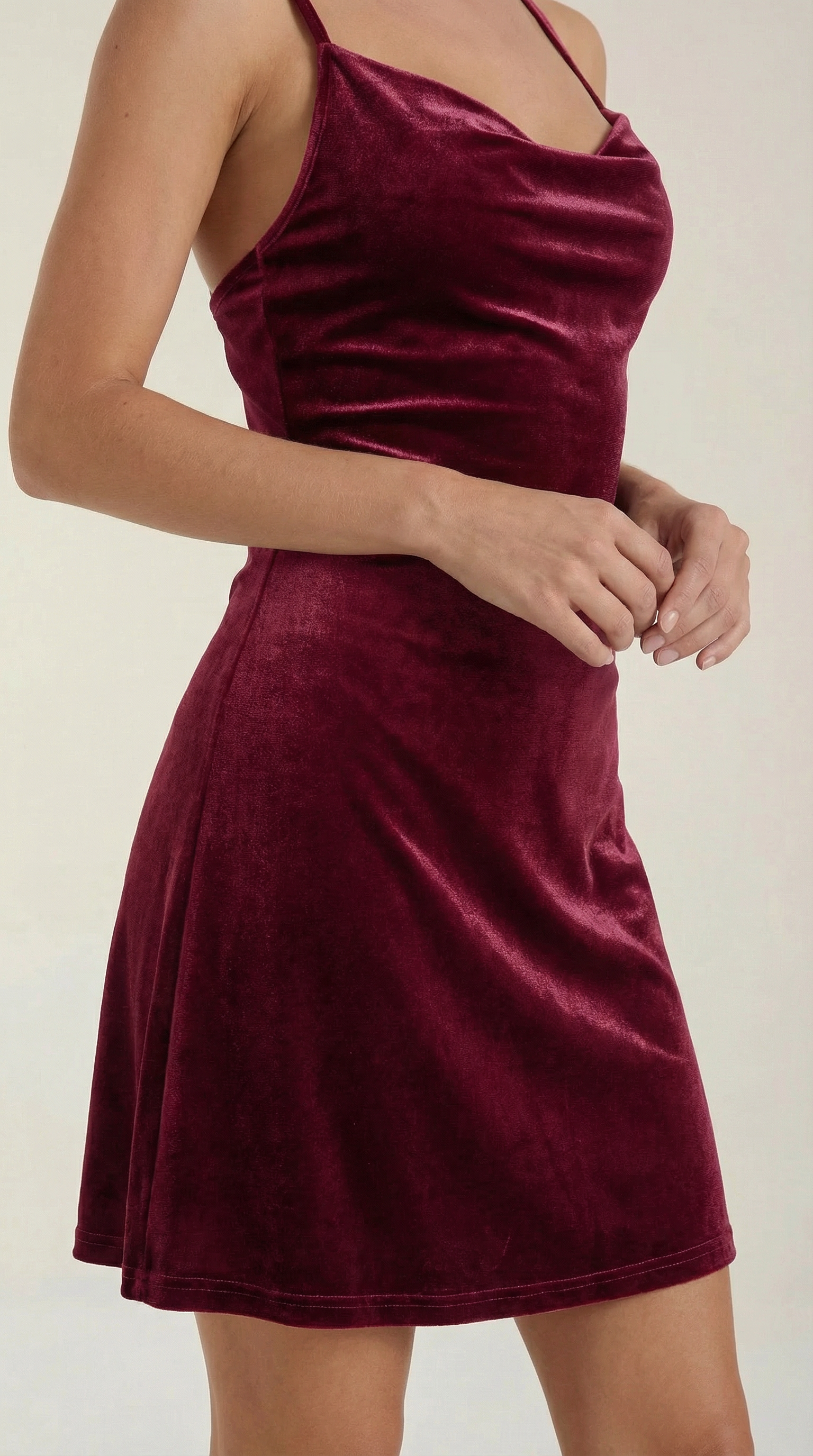 Velvet Cami Mini Dress