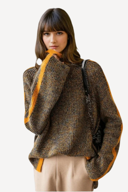 Cable Knit Turtleneck Sweater